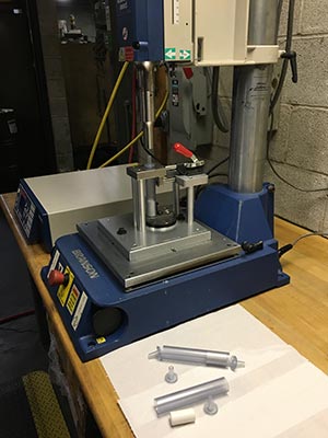 liquid dispensing unit piston